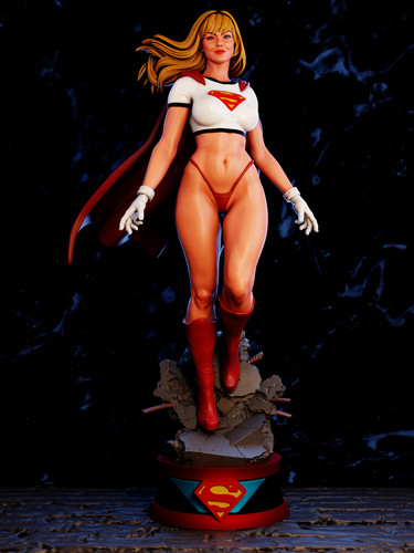 Supergirl statue sexy - supergirl,