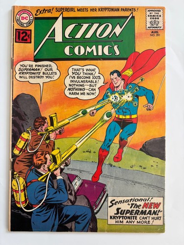 Action comics 291 dc - action,