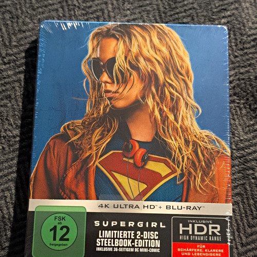 Supergirl ultra blu - supergirl, 4k